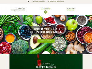 webvidelondon-web-video-london-fit for life catering company homepage