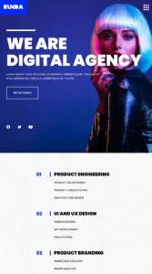 Runda - Creative Agency website design and development