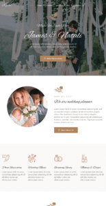 Kasal - Wedding & Event Planner website design development