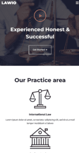 Lawio - Attorney Law Firm website design and development