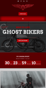 Bikers & Around - Motorcycle club website design and development