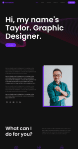 Portohero - Personal Portfolio & CV website design and development