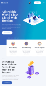 Pleshost - Cloud Web Hosting website design and development