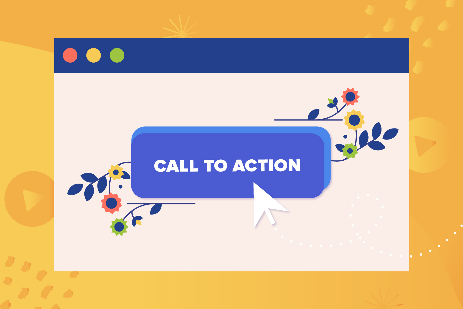What is a call to action button